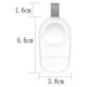 thumbnail image 2 of Regleta de alimentación de 2500W con puertos USB, tomas de extensión, protección contra sobrecarga, enchufe estadounidense de 110-1284V, 2 of 5