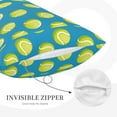 thumbnail image 5 of Naloa Ball Tennis Pillowcase, Throw Pillowcase, Wrinkle-Free, Stain-Resistant with Hidden Zipper for Bedroom Sofa - 16"x24", 5 of 9