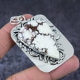 thumbnail image 2 of Natural Wild Horse Gemstone Handmade 925 Sterling Silver Gift Pendant 2.76", 2 of 2