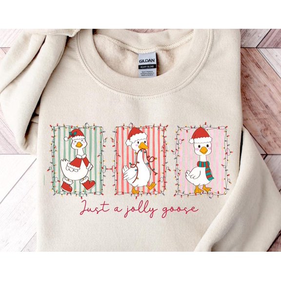 Goose Sweatshirt, Crewnecks, Shirts For Women, Goose Stamp Shirt, Tshirt, , Sweatshirt Size S-5Xl