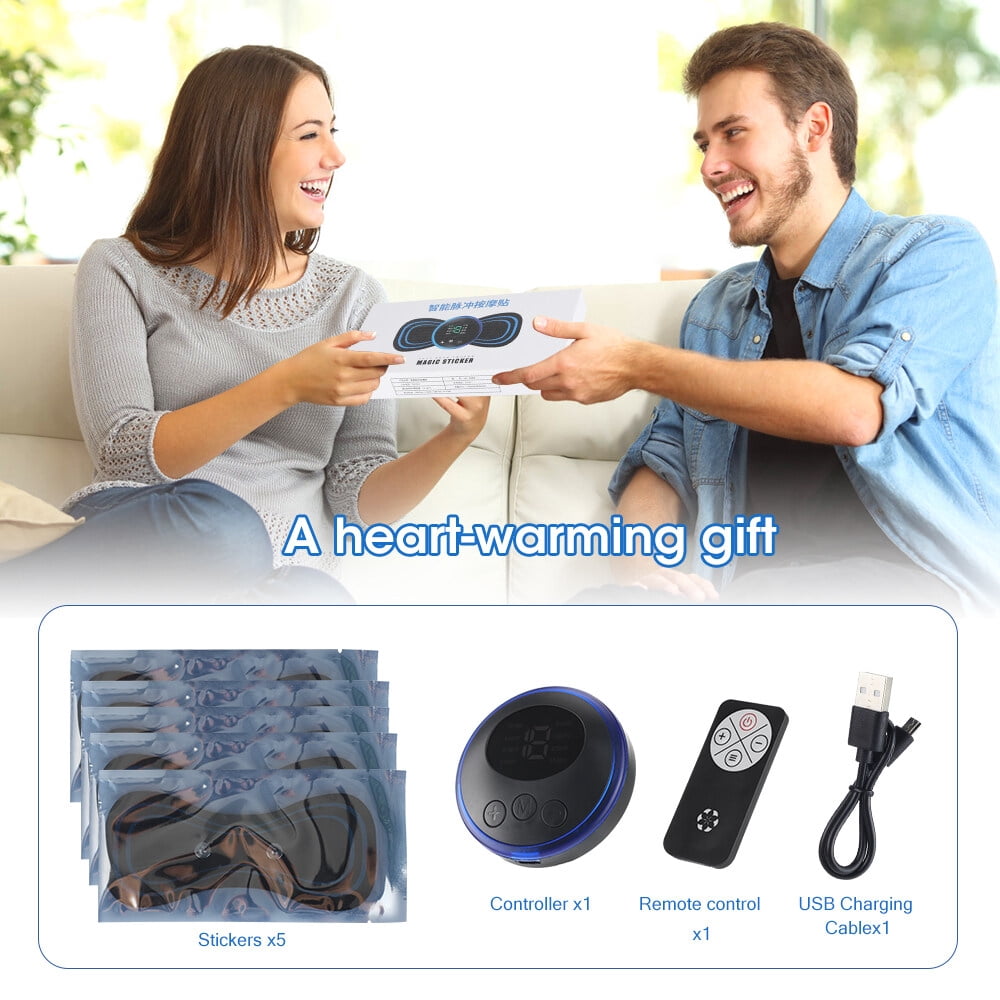 5pcs Microcurrent EMS Mini Massage Device,Neck,Foot,Hand,Back,Body Massager - for Pain Relief Deep Tissue,Relax Stiff Muscles,Improve Circulation