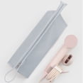 thumbnail image 5 of Leodye 1PCS Portable Travel Storage Bag for Hair Dryer Curling Iron and Straightener Protective Sleeve Pouch for Electric Hair Styling Tools -14.57x5.51x5.51in, 5 of 6