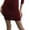 Burgundy, variant on ToBeInStyle Women's Sleeveless Racerback Midi & Maxi Dress