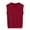 Red, variant on Posijego Mens V Neck Sweater Vests Uniform Tops Sleeveless Crew Neck Casual Knit Pullover Sweater Vests for Men