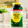 thumbnail image 6 of Spring Valley Apple Cider Vinegar General Health & Wellness Dietary Supplement Capsules, 450 mg, 250 Count, 6 of 12
