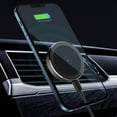 thumbnail image 4 of Magnetic Wireless Car Charger for iPhone 13/12 Pro/12 Mini/12 Pro Max, 15W Fast Car Charger Mount Compatible with Magsafe Charger, 4 of 9