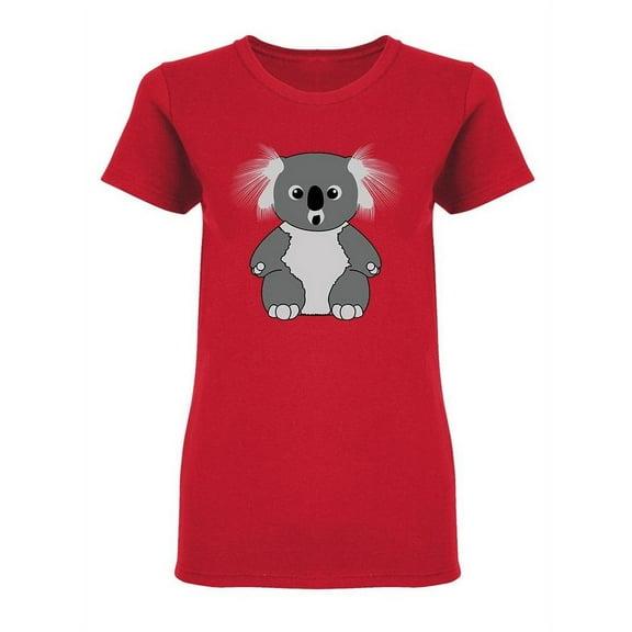 Koala Bear Graphic T-Shirt Women -Image by Shutterstock, Female Large