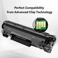 thumbnail image 3 of Compatible HP 35A (CB435A) Black Toner Cartridge By Superink, 3 of 6