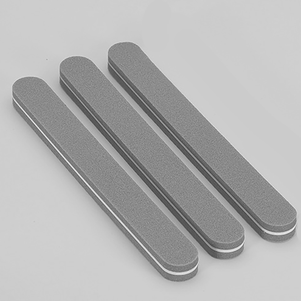 CaiQue, Round Shaped 100/180 Double Sided Sponge Nail File and Buffer