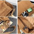 thumbnail image 2 of Kukuzhu Women Canvas Messenger Bag Large Hobo Crossbody Bag Canvas Tote Bag with Pockets Causal Shoulder Bag, 2 of 7