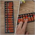 thumbnail image 3 of OUNONA 2Pcs Counting Abacus Brown Portable Hand Brain Coordination, 3 of 8