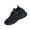 Black, variant on Women'S Fashion Sneakers Rhinestone Thick Sole Breathable Fly Woven Shoes Size Us 7 Foot Length 9.65 Inch Flock Black