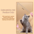 thumbnail image 4 of Cat Teaser Pointer Interactive Cat Toy for Cats to Feather USB Rechargeable Multifunctional Grooming Brush Retractable Teasing Stick Rechargeable Red Light Pointer Exercises Training To, 4 of 7