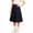 ZA-Navy-mkosplrt baggy bermuda shorts, variant on Girls Long High Waist Plain Pleated Skirt Skater Tennis School Uniform A-line Midi Skirts Kids Clothes 3-17 Years