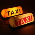 thumbnail image 6 of 12V Waterproof Top Sign Magnetic Meter Cab Lamp Light LED TAXI Signal Lamp - Yellow, 6 of 10