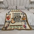 thumbnail image 3 of Guitar Blanket Guitar Gifts for Boys Men Music Throw Blanket for Kids Adults Soft Warm Cozy Fleece Blanket for Couch Sofa \u200bBed 60"x80", 3 of 6