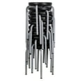 thumbnail image 5 of Flash Furniture Stackable Stool with Blue Seat and Silver Powder Coated Frame, 5 of 5