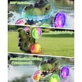thumbnail image 3 of JoyStone Dinosaur Amphibious Remote Control Car for Water & Land with Water Machine, RC Monster Truck Toys with LED Lights, 360° Spins and Drifting for Boys Girls, Green, 3 of 6