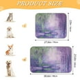 thumbnail image 3 of Pet Cooling Pad Foldable Self Cooling Mat Breathable Pet Cushion Sleep Pad for Dogs and Cats Water Lilies and Weeping Willows M, 3 of 9