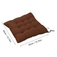 thumbnail image 4 of AuroraX Thick Brushed Office Chair Cushion for Pressure Relieves Tailbone Sciatica Pain Cozy Coffee Solid Color Seat Cushion for Garden, Patio, Office,Home Chairs 15"x15", 4 of 4