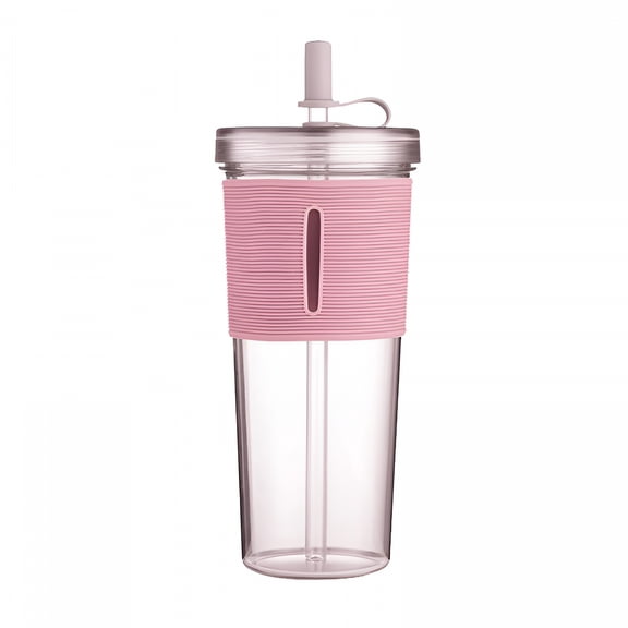 ACDANC 2026 New Acrylic Travel Tumbler with Lid and Straw | 32Oz Insulated Double Wall Reusable Cups, Clear/ High Temperature Resistance