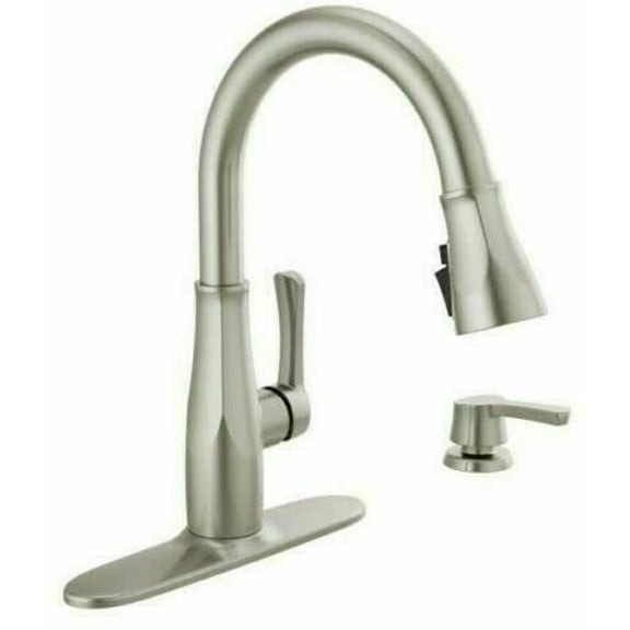 Delta Owendale Single-Handle Pull-Down Sprayer Kitchen Faucet with ShieldSpray Technology in SpotShield Stainless