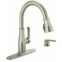 Delta Owendale Single-Handle Pull-Down Sprayer Kitchen Faucet with ShieldSpray Technology in SpotShield Stainless