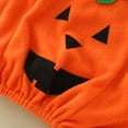 thumbnail image 5 of XFHLMJFF Toddler's Outfits Boys Girls Baby Clothes Sleeveless Pumpkin Vest Tops With Hat Set Suit Leisure Style, 5 of 8