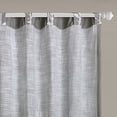 thumbnail image 3 of Madison Park - Tunisia Window Curtain - Grey - 50(W)" X 84(L)" Panel - Single Unit - Botanical Print - With Rod Pocket & Back Tabs Top, 3 of 5