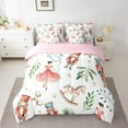 thumbnail image 2 of jejeloiu Kawaii Ballet Dancer 7-Piece Bedding Comforter Set,Merry Xmas King Bedding Sets,Christmas Nutcracker Soldier Bed Sheets For Men Women,Microfiber Bedroom Decor Reversible, 2 of 8