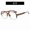 C17, variant on Vintage Aviator Sunglasses for Men Women, Retro Square Pilot Sunglasses with UV400 Protection, Premium PC Frame Reinforced Metal Hinge, 16 Color Options, Fashion Outdoor Shades for Travel Driving