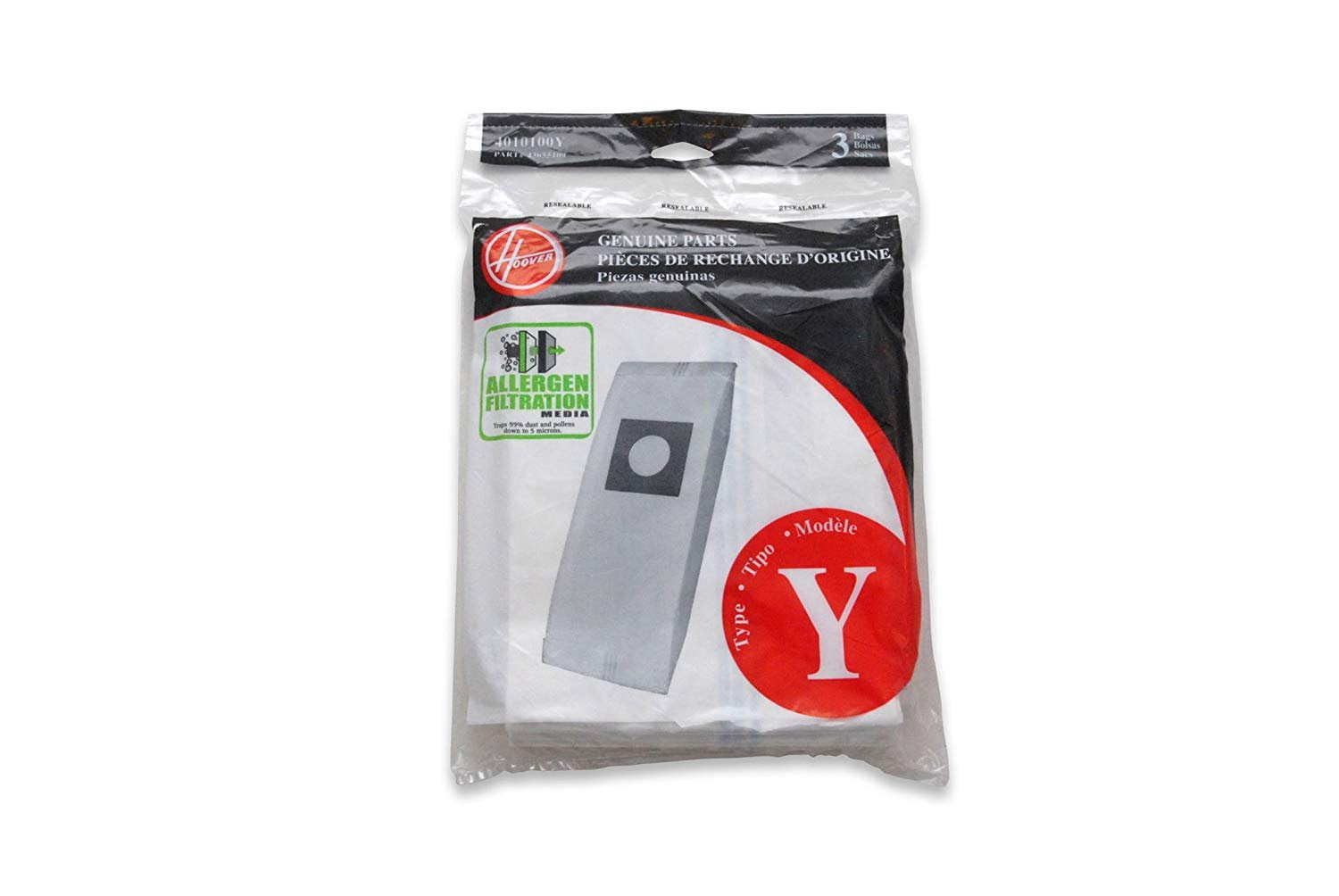 Hoover Type Y Allergen Bags, for 