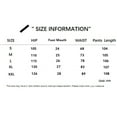 thumbnail image 4 of CNKOO Women Autumn Casual Pants Solid Color Drawstring Elastic-Waist Long Trousers with Pockets M, 4 of 4
