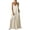 Beige, variant on Womens Satin Spaghetti Strap Jumpsuits Dressy Casual Wide Leg Flowy Rompers Sexy Date Night One Piece Overalls M