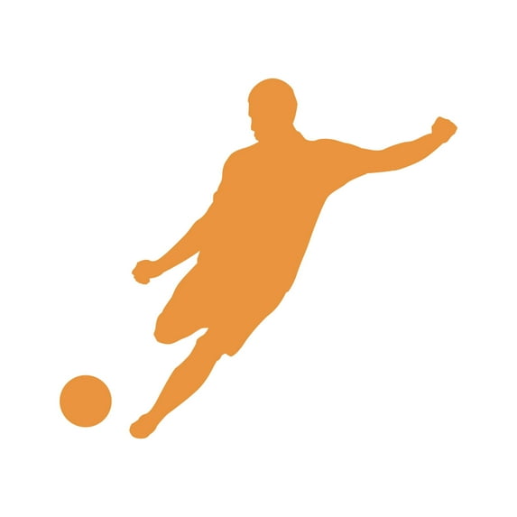 Mens Soccer Sticker Decal Die Cut - Self Adhesive Vinyl - Weatherproof - Made in USA - Many Color and Sizes - european football boy