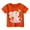Orange, variant on Toddler Girls Cartoon Bunny Graphic Tee Short Sleeve Crew Neck Cute T-Shirt for Kids