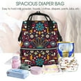 thumbnail image 4 of Defioc Colorful Mexican2 for Baby Diaper Bag Backpack - Baby Bag for Boys & Girls - Diaper Backpack - Large Travel Diaper Bags- Baby Registry Search & Shower Gifts, 4 of 5
