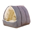 thumbnail image 2 of Parrot Winter Nest, Medium Bird Hammock, Plush Fleece Hanging Bird Bed, Hand Woven Cage Nest for Indoor Parrots During Cold Weather, 2 of 6