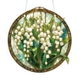 thumbnail image 1 of RXIRUCGD Style Fleur en Verre Coloré Ornement Suspendu Acrylique Moderne, 1 of 6