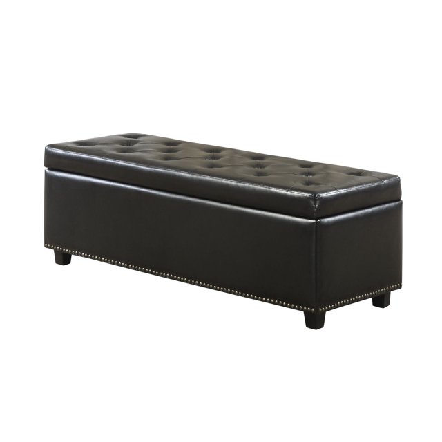 WyndenHall Springfield Large Rectangular Storage Ottoman Bench