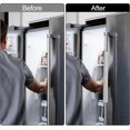 thumbnail image 5 of NOGIS 2 PCS Refrigerator Door Handle Covers Kitchen Appliance Decor Handles Anti-Skid Anti-Static Protector Fridge, Dishwasher Oven Keep Off Fingerprints,Food Stains （Grey）, 5 of 7