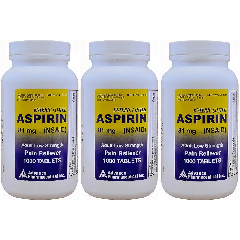 Aspirin 81 mg Generic for Bayer Low Dose Adult Aspirin Regimen Enteric