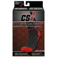 thumbnail image 2 of CSX High Cut Ankle Sock Pro, Red on Black, X-Large, 2 of 3
