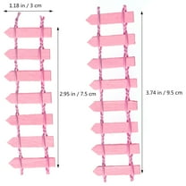 unbranded  Mini Fairy Garden Outdoor Decor Doll House Toy Toys Child Pink