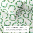 thumbnail image 3 of Great Bay Home Christmas Flannel Sheet Set - 100% Turkish Cotton - Double Brushed - King, Wreath, 3 of 6