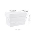 thumbnail image 2 of PTOOTP Paint Storage Container Lidded Buckets White ABS 1Pcs for Home Use, 2 of 8