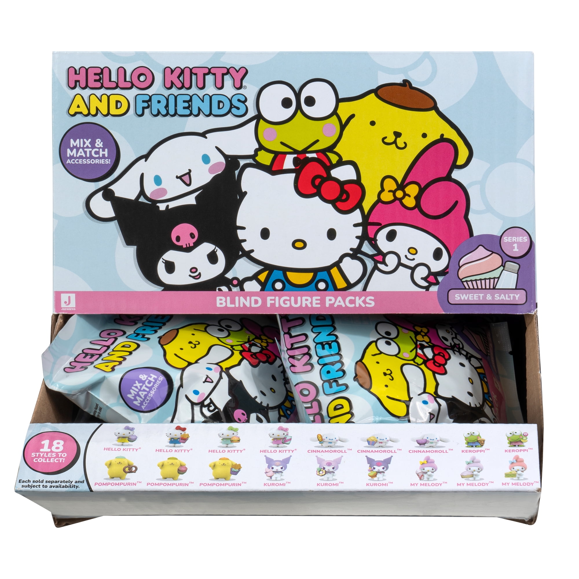 Sweet and Salty Hello Kitty and Friends 2 inch Blind Single Figure and Accessory