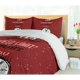 thumbnail image 5 of Ambesonne Funny Duvet Cover Sets, Hilarious Speed Limit Words, 2-Queen, Ruby Grey, 5 of 7