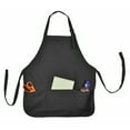 thumbnail image 2 of DALIX Apron, Commercial, Restaurant, Kitchen Apron with 3 Pockets, Bib Spun Poly Cotton, Black, 2 of 4