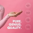 thumbnail image 5 of The Genius Brand Genius Glucomannan - Glucomannan Capsules for Digestive Health, Energy & Satiety Support - Natural Fiber for Stomach Comfort - Non-GMO & Vegan - 180 Veggie Capsules, 5 of 6